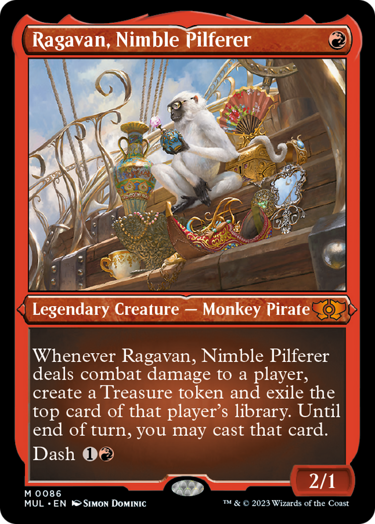 Ragavan, Nimble Pilferer (Foil Etched) [Multiverse Legends] | Good Games Modbury