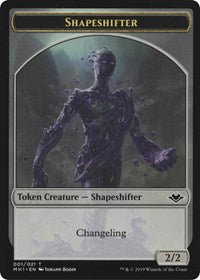 Shapeshifter (001) // Serra the Benevolent Emblem (020) Double-Sided Token [Modern Horizons Tokens] | Good Games Modbury