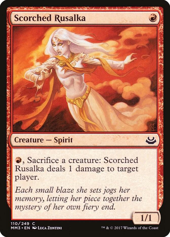 Scorched Rusalka 110/249 (Modern Masters 2017)  - Foil | Good Games Modbury