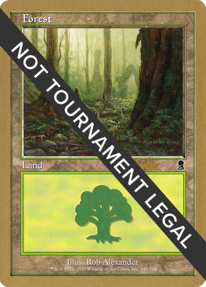 Forest 348 2002 Brian Kibler ODY bk348/153 (World Championship Decks)  | Good Games Modbury