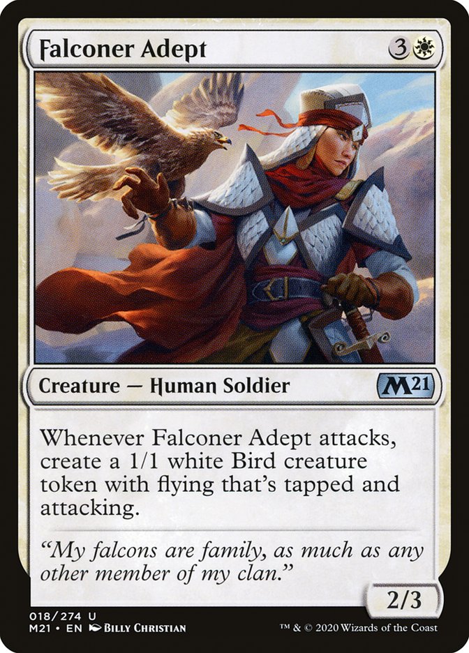 Falconer Adept [Core Set 2021] | Good Games Modbury