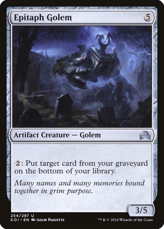Epitaph Golem [Shadows over Innistrad] | Good Games Modbury