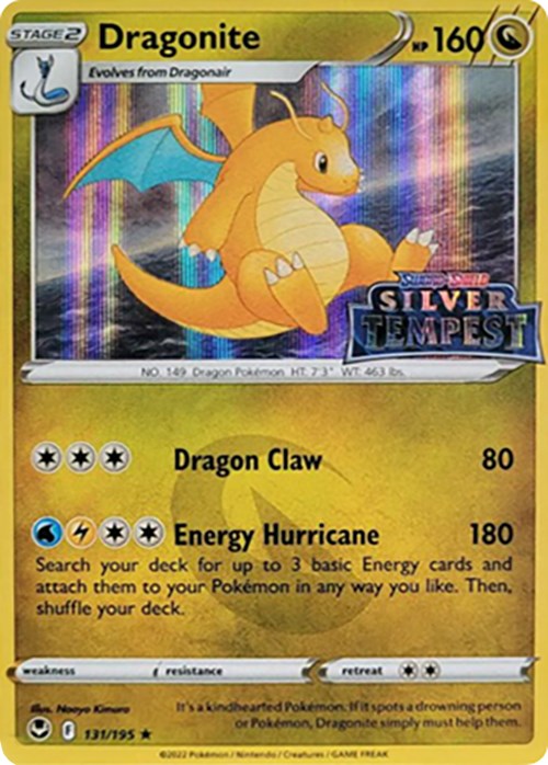 Dragonite (131/195) (Silver Tempest Stamped) [Sword & Shield: Silver Tempest] | Good Games Modbury