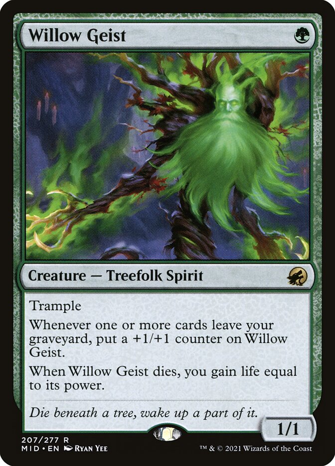 Willow Geist 207/277 (Innistrad: Midnight Hunt)  | Good Games Modbury