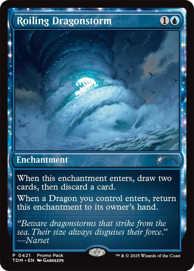 Roiling Dragonstorm 421 (Promo Pack: Tarkir: Dragonstorm)  | Good Games Modbury