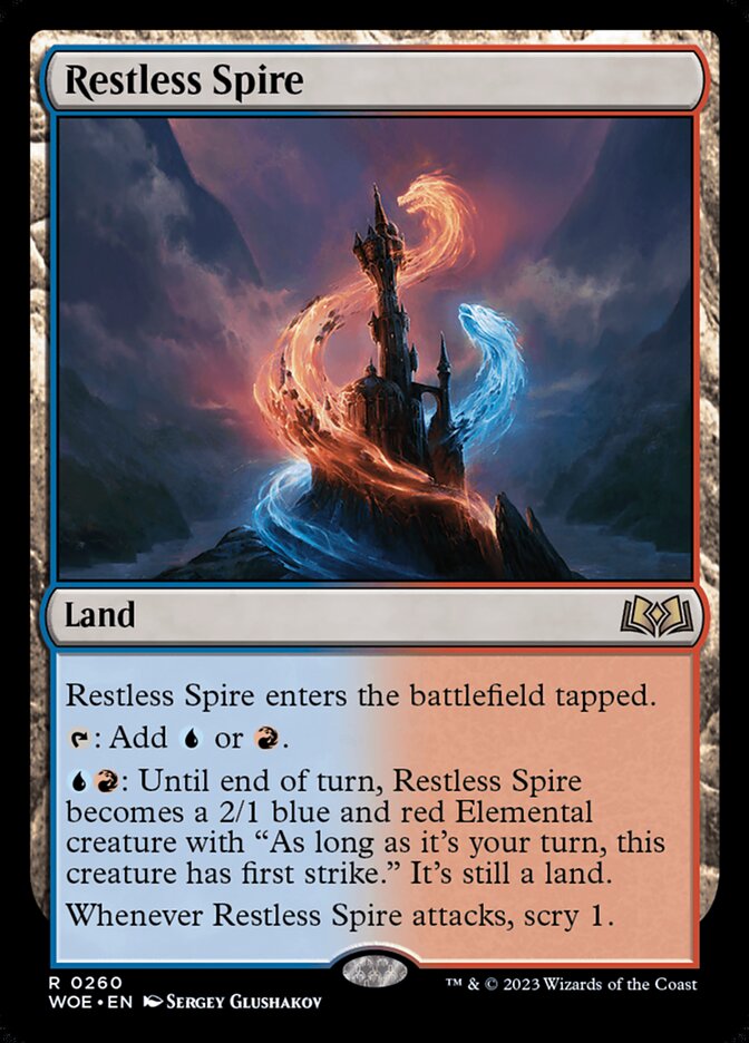 Restless Spire 260 (Wilds of Eldraine)  - Foil | Good Games Modbury
