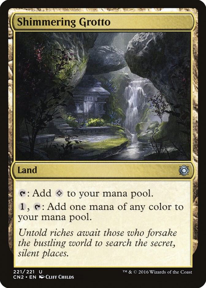 Shimmering Grotto 221/221 (Conspiracy: Take the Crown)  - Foil | Good Games Modbury