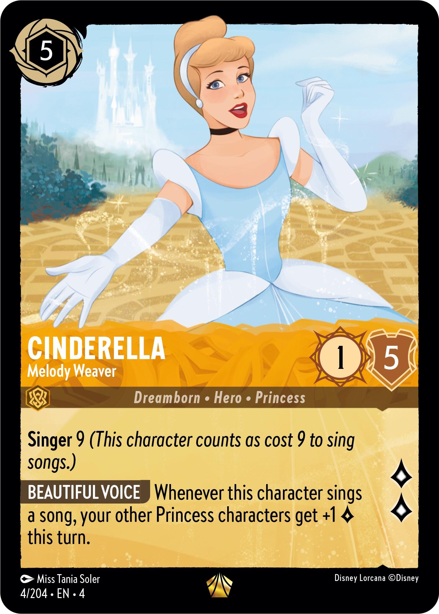 Cinderella - Melody Weaver (4/204) [Ursula's Return] | Good Games Modbury