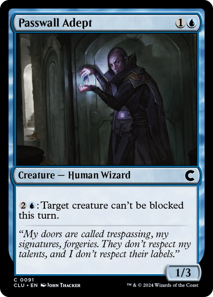 Passwall Adept [Ravnica: Clue Edition] | Good Games Modbury