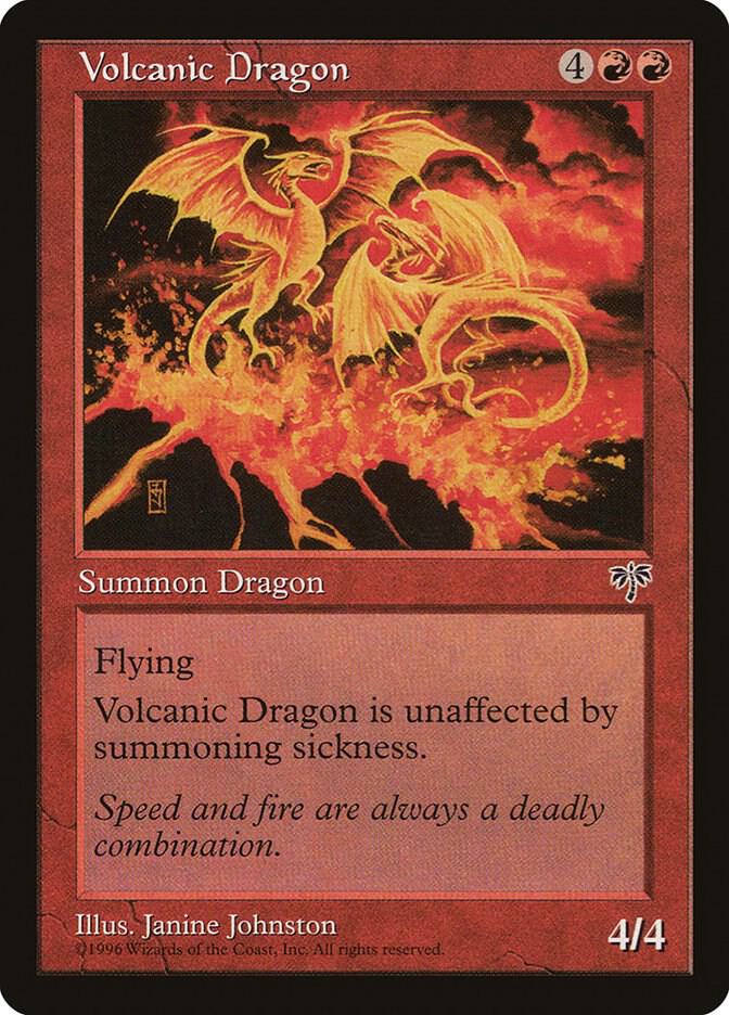 Volcanic Dragon 201/350 (Mirage)  | Good Games Modbury