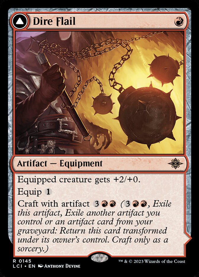 Dire Flail // Dire Blunderbuss 145/291 (The Lost Caverns of Ixalan)  | Good Games Modbury