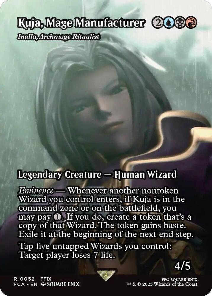 Kuja, Mage Manufacturer - Inalla, Archmage Ritualist 52/64 (FINAL FANTASY: Through the Ages)  - Showcase Foil | Good Games Modbury