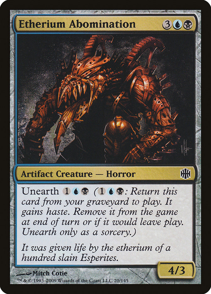 Etherium Abomination 20/145 (Alara Reborn)  - Foil | Good Games Modbury