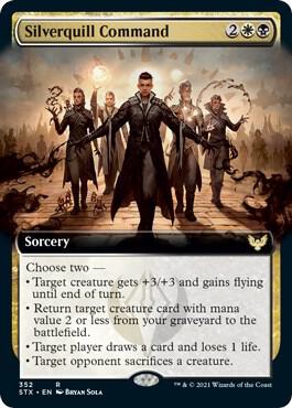 Silverquill Command Extended Art 352/275 (Strixhaven: School of Mages)  - Foil | Good Games Modbury