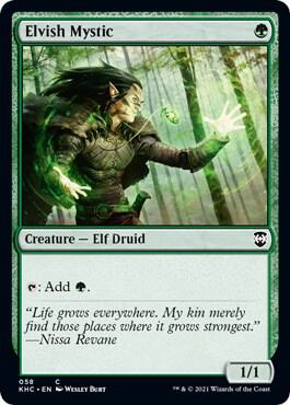 Elvish Mystic 58/1 (Commander: Kaldheim)  | Good Games Modbury