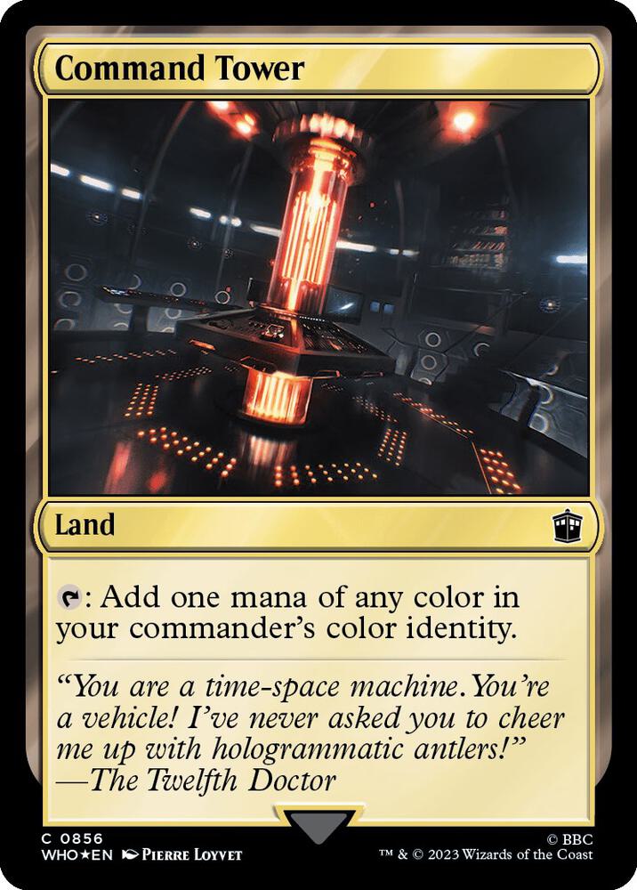 Command Tower 856/331 (Universes Beyond: Doctor Who)  - Surge Foil | Good Games Modbury