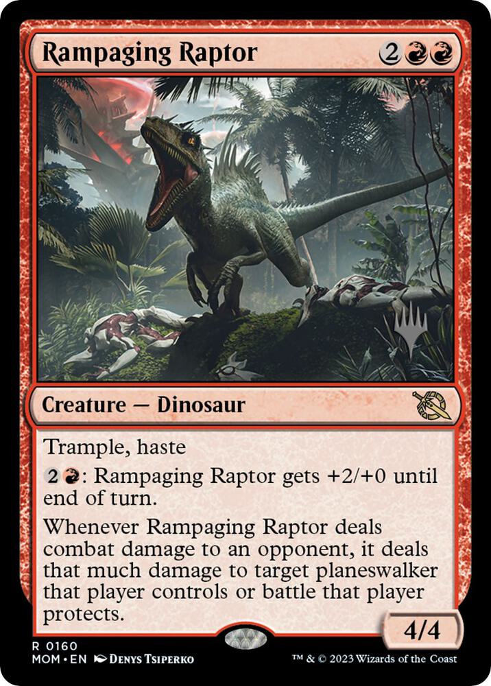Rampaging Raptor 160p/162 (Promo Pack: March of the Machine)  | Good Games Modbury
