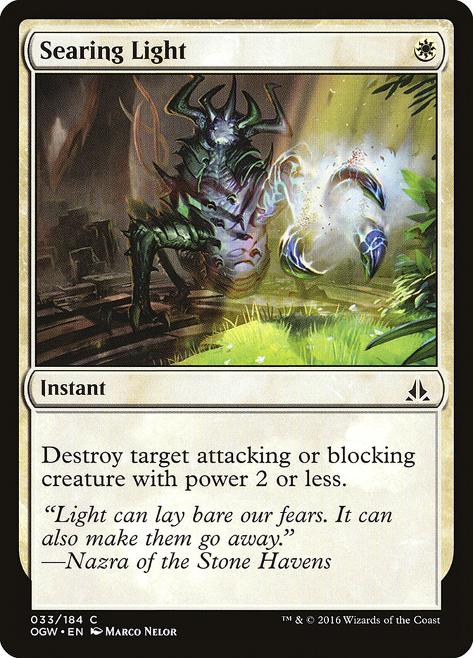 Searing Light 33/184 (Oath of the Gatewatch)  - Foil | Good Games Modbury