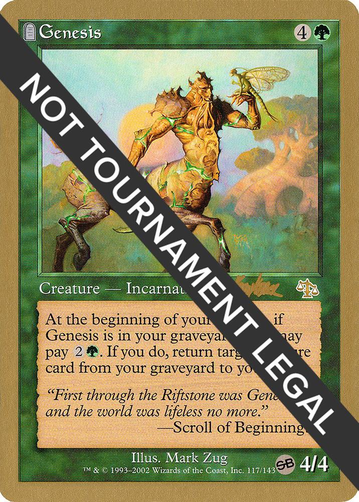 Genesis 2002 Brian Kibler JUD SB bk117sb/153 (World Championship Decks)  | Good Games Modbury