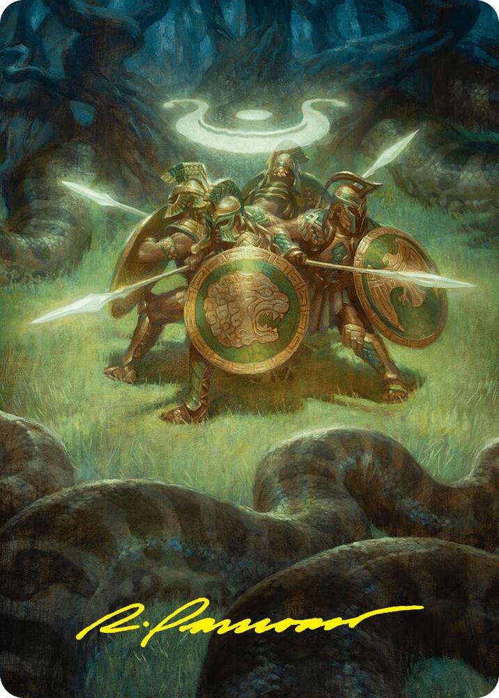 Anthem of Champions Art Card 47 54 Gold Stamped Signature 47 (Art Series: Foundations)  | Good Games Modbury