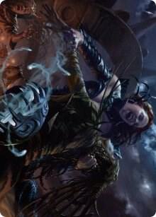 Olivias Midnight Ambush Art Card 39 (Art Series: Innistrad: Midnight Hunt)  | Good Games Modbury