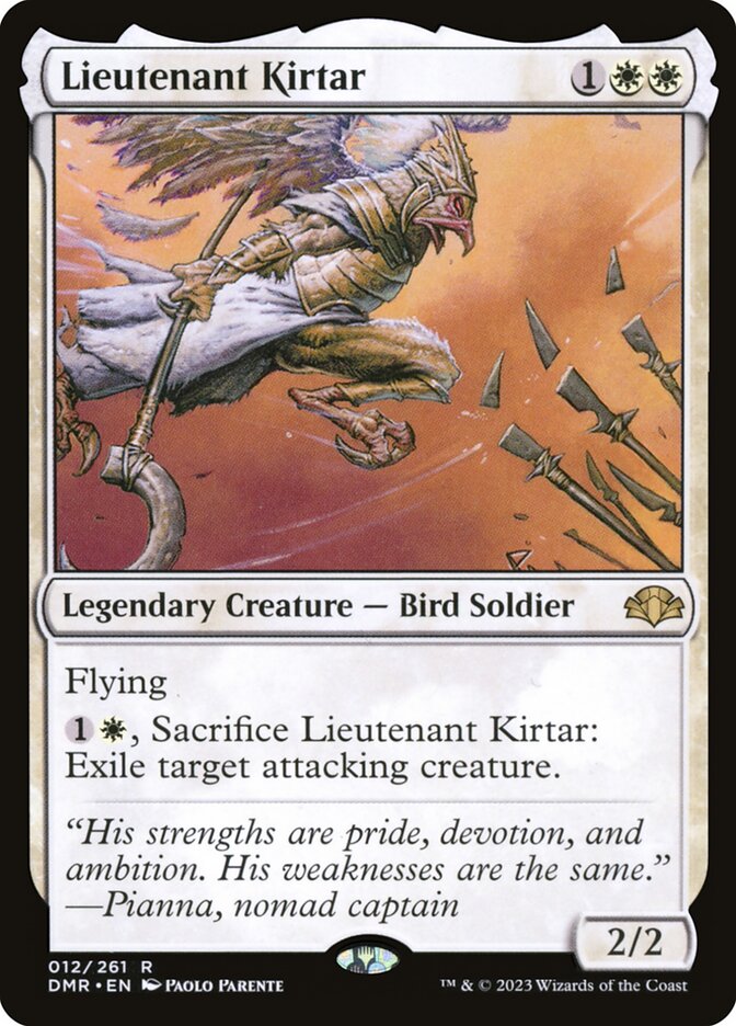 Lieutenant Kirtar 12/261 (Dominaria Remastered)  | Good Games Modbury