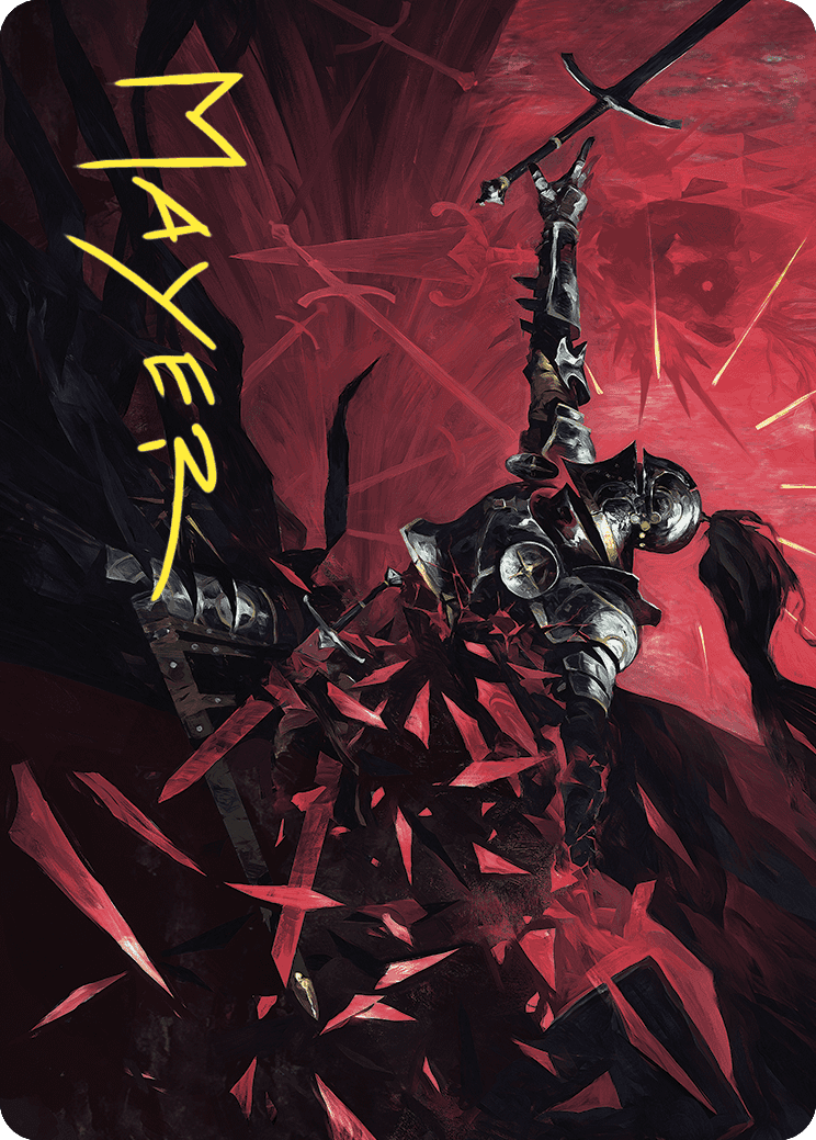 Shatter the Oath Art Card (Gold-Stamped Signature) [Wilds of Eldraine Art Series] | Good Games Modbury