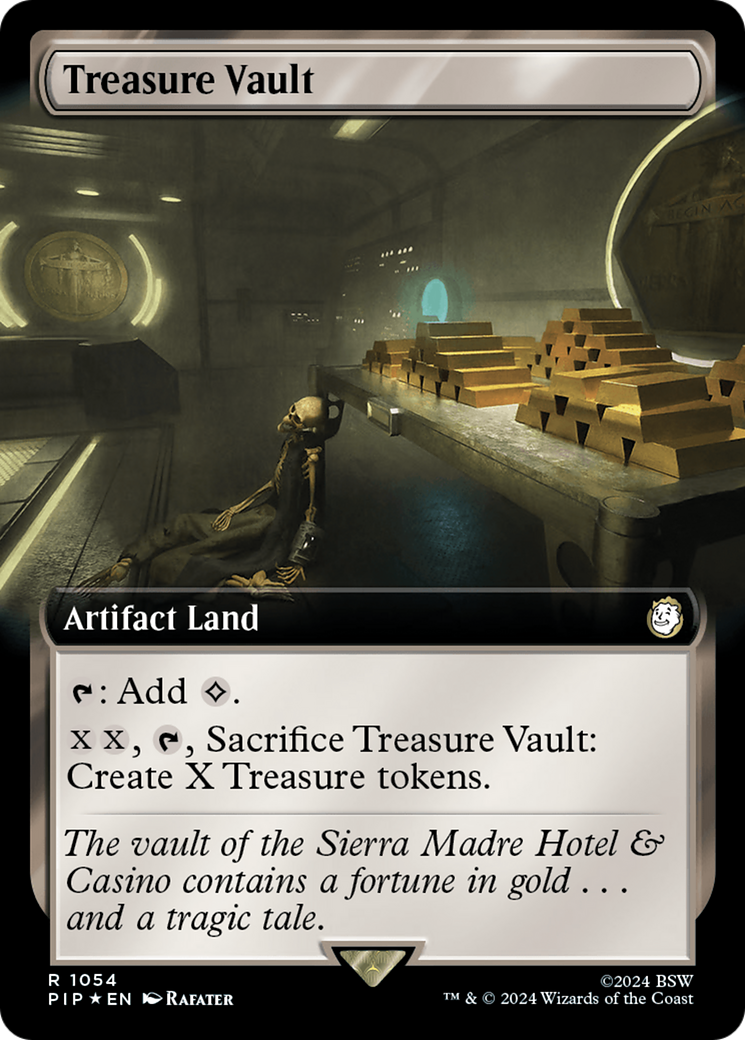 Treasure Vault (Extended Art) (Surge Foil) [Fallout] | Good Games Modbury