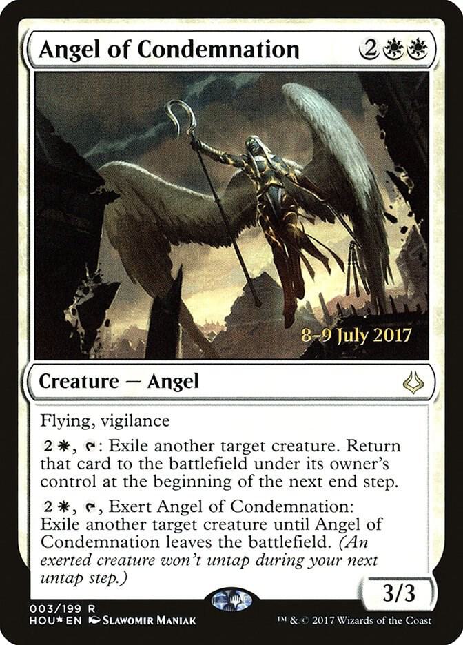 Angel of Condemnation 3s/62 (Prerelease Cards)  - PreRelease Foil | Good Games Modbury