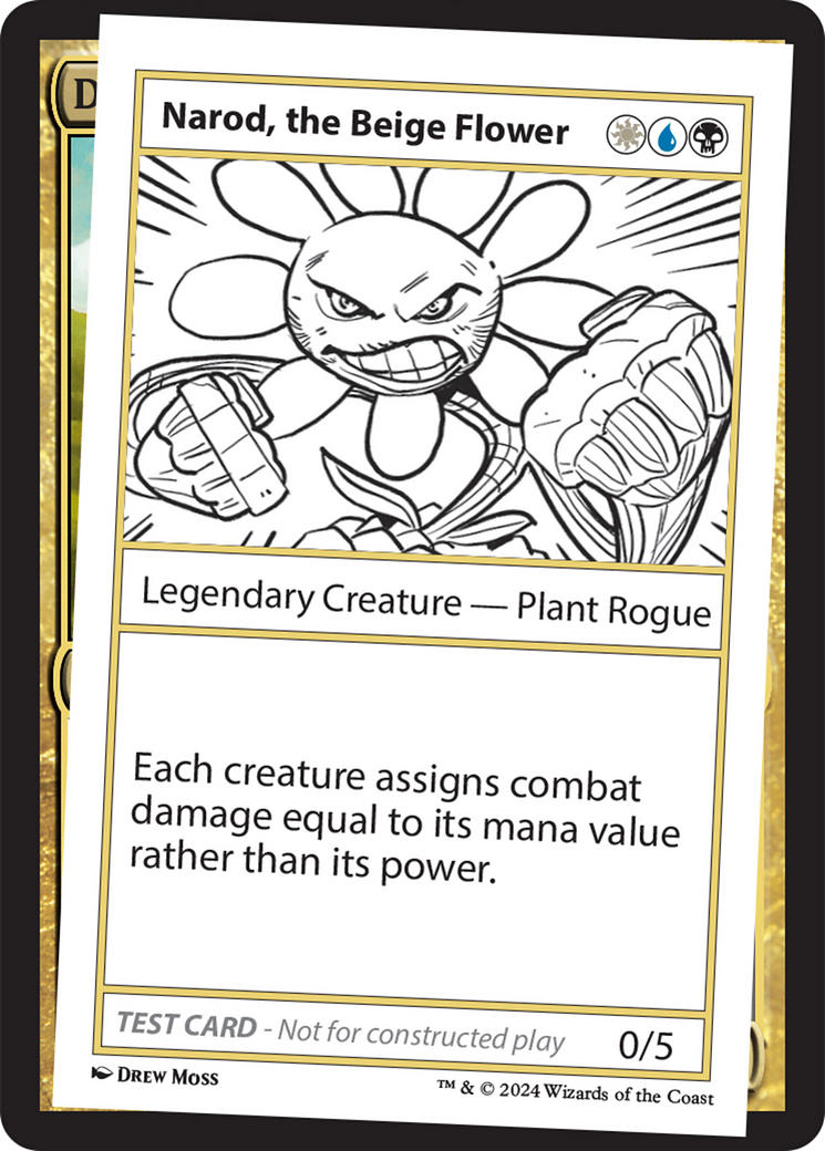 Narod, the Beige Flower [Mystery Booster 2 Playtest Cards] | Good Games Modbury