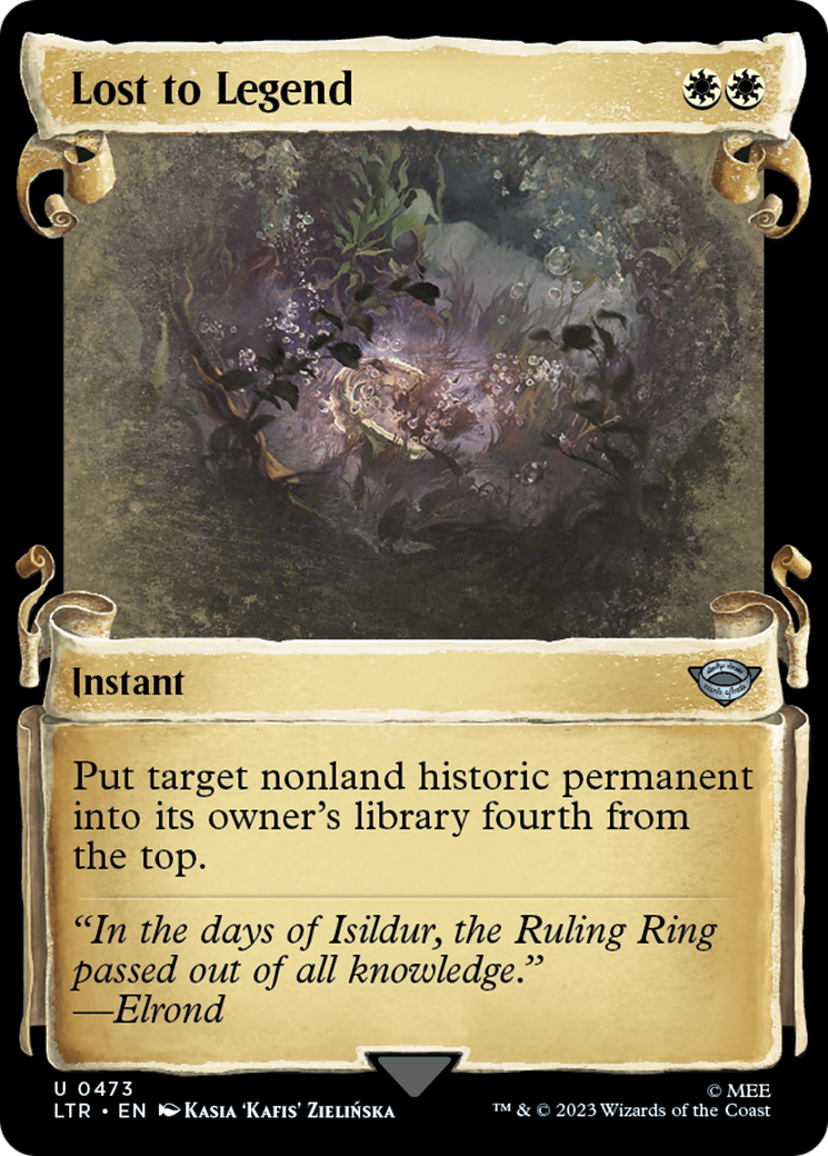 Lost to Legend [The Lord of the Rings: Tales of Middle-Earth Showcase Scrolls] | Good Games Modbury