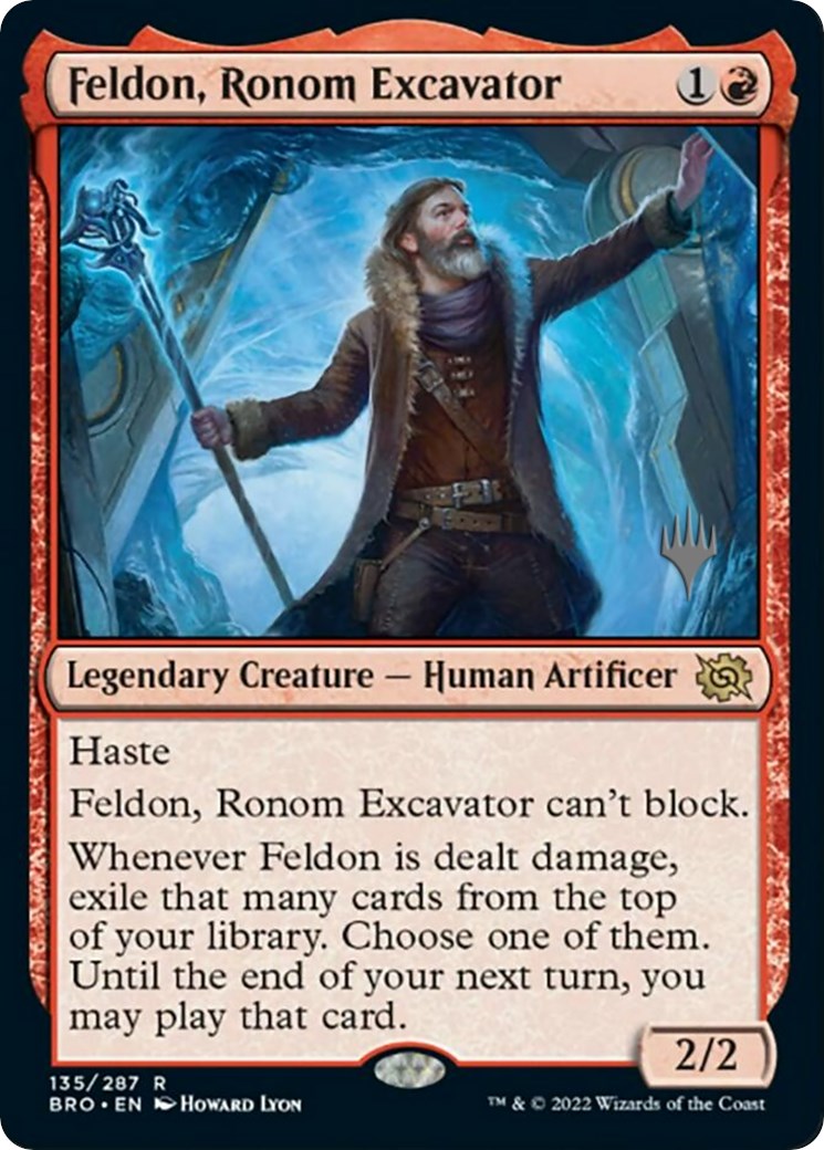 Feldon, Ronom Excavator (Promo Pack) [The Brothers' War Promos] | Good Games Modbury