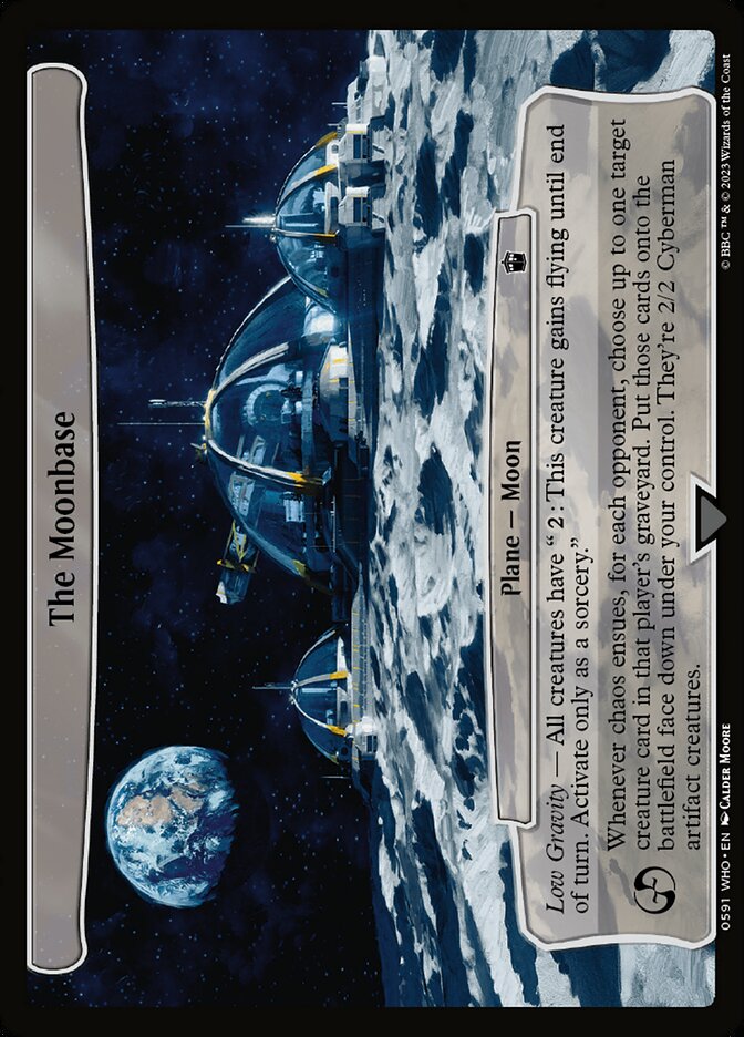 The Moonbase 591/331 (Planechase: Universes Beyond: Doctor Who)  | Good Games Modbury