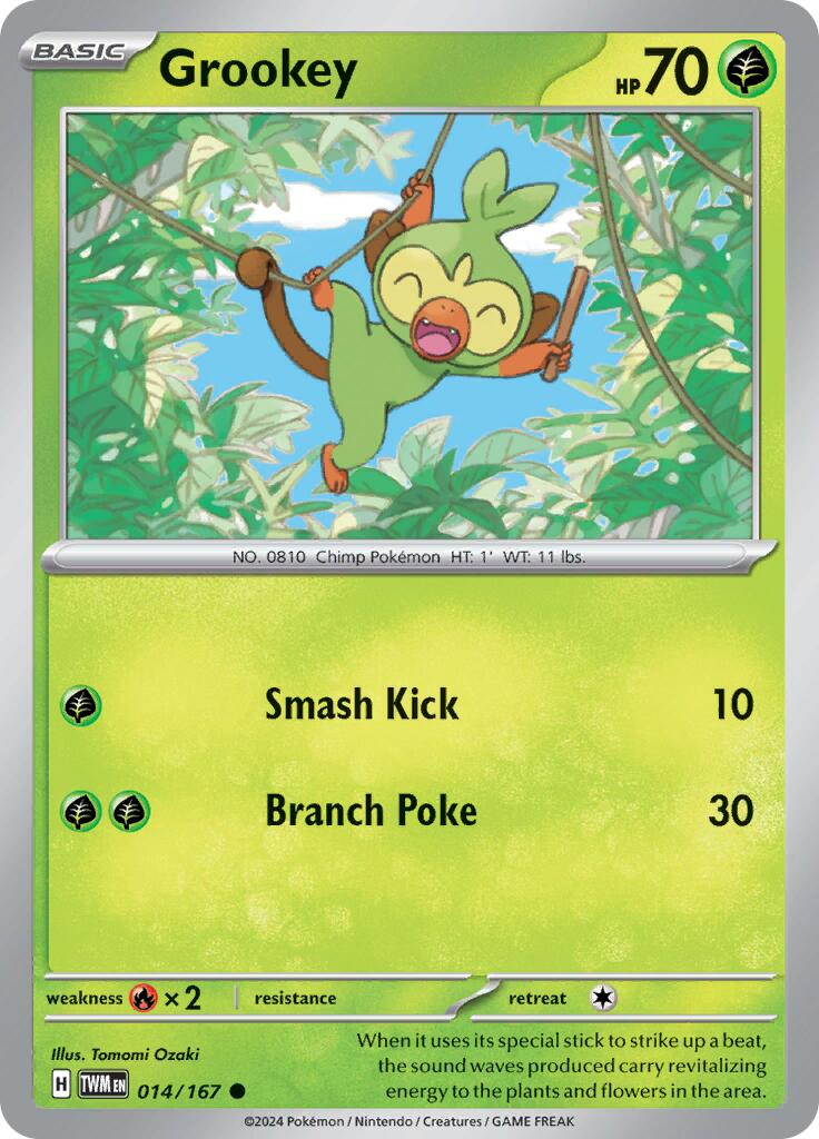Grookey (014/167) [Scarlet & Violet: Twilight Masquerade] | Good Games Modbury