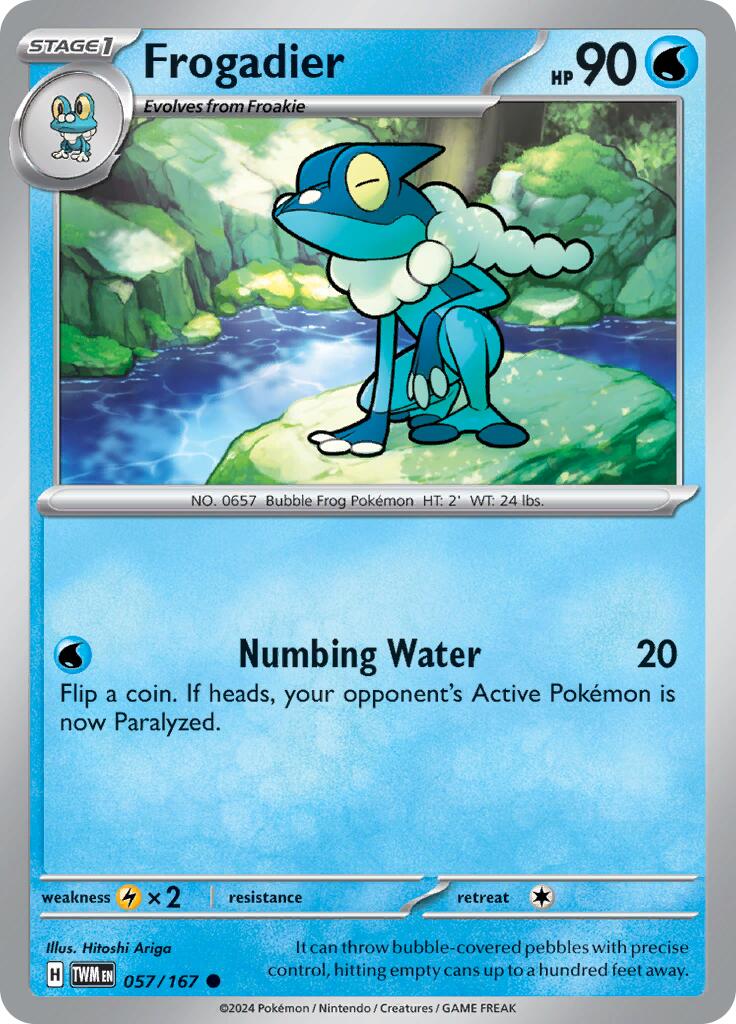 Frogadier (057/167) [Scarlet & Violet: Twilight Masquerade] | Good Games Modbury