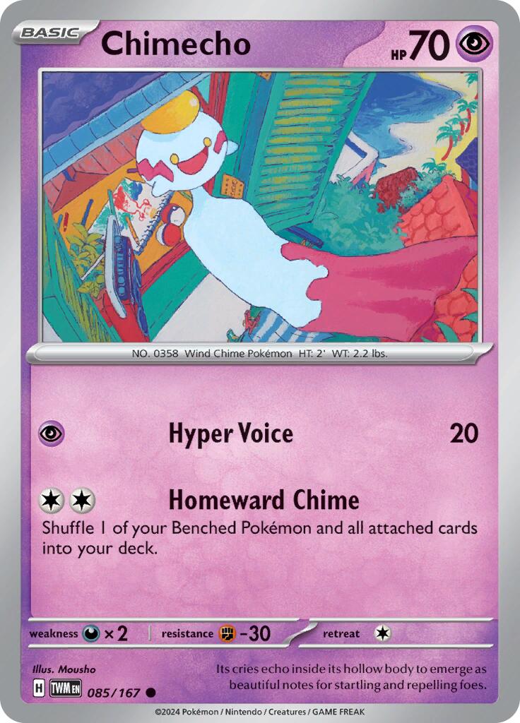 Chimecho (085/167) [Scarlet & Violet: Twilight Masquerade] | Good Games Modbury