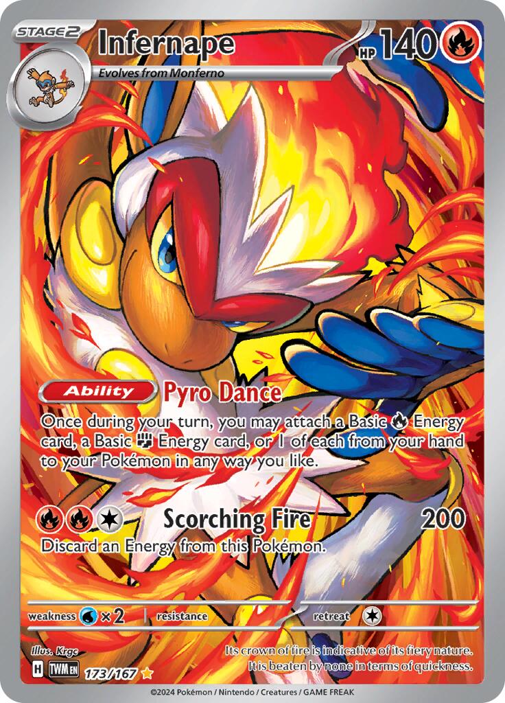 Infernape (173/167) [Scarlet & Violet: Twilight Masquerade] | Good Games Modbury