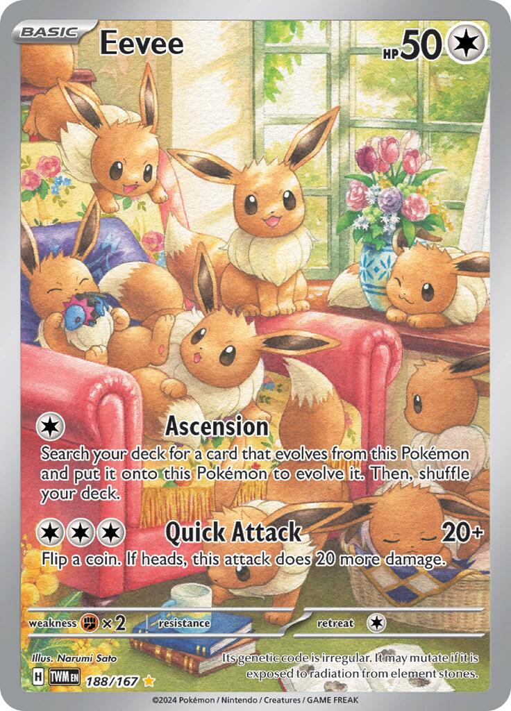 Eevee (188/167) [Scarlet & Violet: Twilight Masquerade] | Good Games Modbury