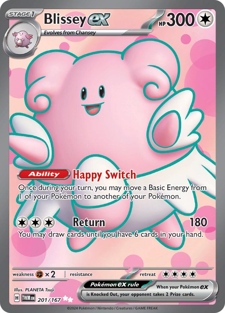 Blissey ex (201/167) [Scarlet & Violet: Twilight Masquerade] | Good Games Modbury