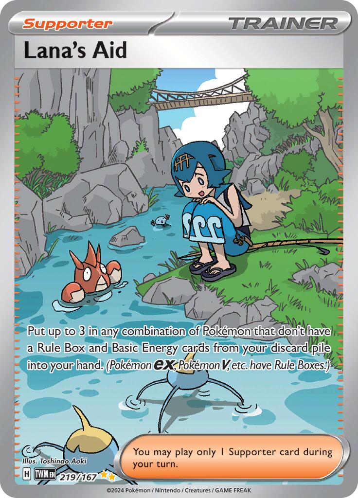 Lana's Aid (219/167) [Scarlet & Violet: Twilight Masquerade] | Good Games Modbury