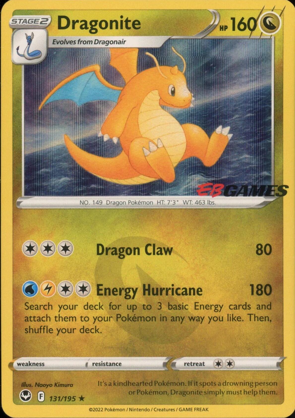 Dragonite (131/195) (EB Games Exclusive) [Miscellaneous Cards] | Good Games Modbury