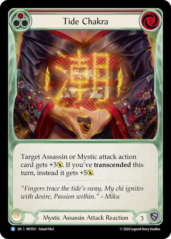 Tide Chakra (Red) [MST011] (Part the Mistveil) | Good Games Modbury
