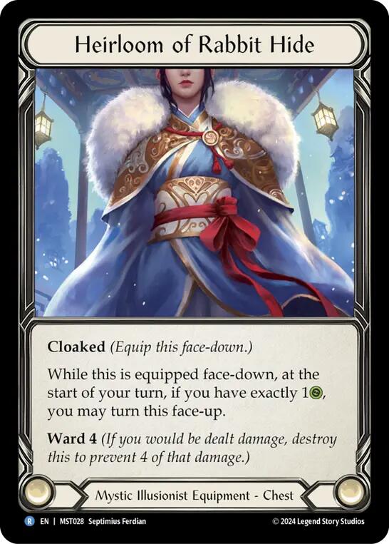 Heirloom of Rabbit Hide [MST028] (Part the Mistveil)  Cold Foil | Good Games Modbury