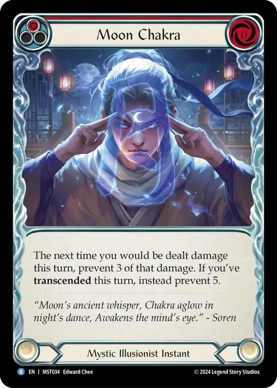 Moon Chakra (Red) [MST034] (Part the Mistveil) | Good Games Modbury