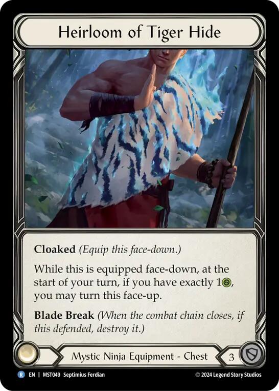 Heirloom of Tiger Hide [MST049] (Part the Mistveil)  Cold Foil | Good Games Modbury