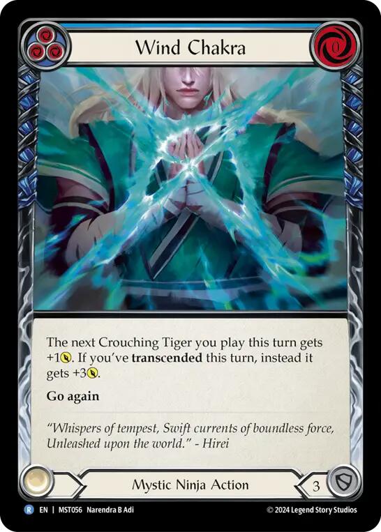 Wind Chakra (Blue) [MST056] (Part the Mistveil) | Good Games Modbury