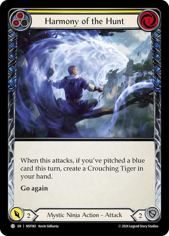 Harmony of the Hunt (Yellow) [MST061] (Part the Mistveil) | Good Games Modbury