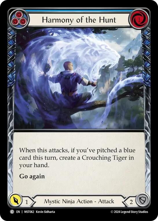Harmony of the Hunt (Blue) [MST062] (Part the Mistveil) | Good Games Modbury