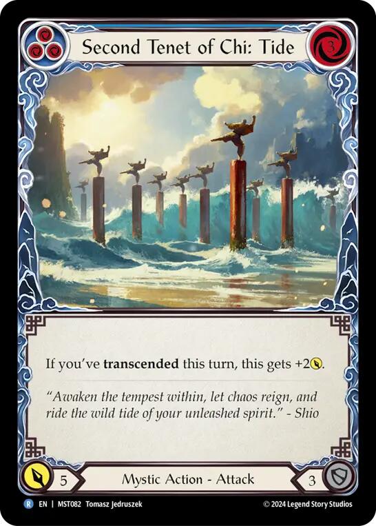 Second Tenet of Chi: Tide [MST082] (Part the Mistveil)  Rainbow Foil | Good Games Modbury