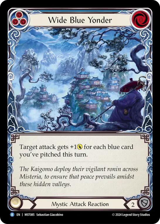 Wide Blue Yonder [MST085] (Part the Mistveil)  Rainbow Foil | Good Games Modbury